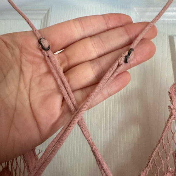 FP One Free People Adella Maxi Slip Dress Dusty Rose Pink - Picture 11 of 15